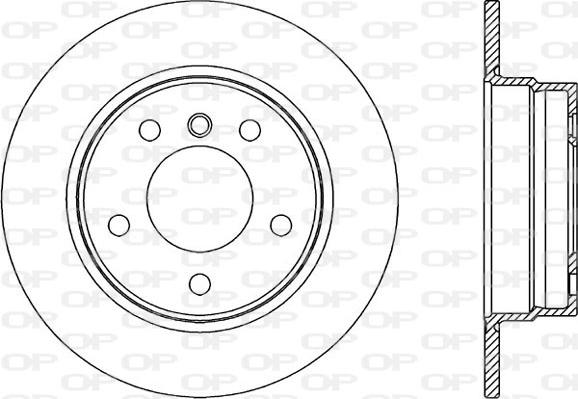 Open Parts BDA2333.10 - Bremžu diski autodraugiem.lv