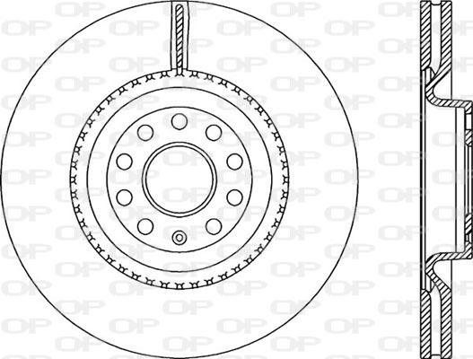 Open Parts BDA2337.20 - Bremžu diski autodraugiem.lv