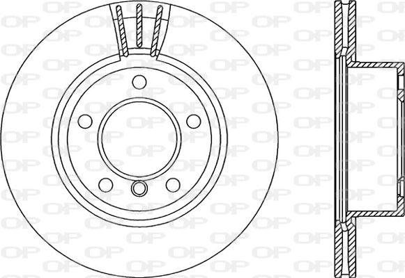 Open Parts BDA2329.20 - Bremžu diski autodraugiem.lv