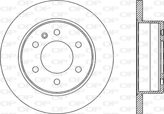 Open Parts BDA2325.10 - Bremžu diski autodraugiem.lv