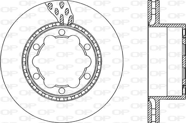 Open Parts BDA2326.20 - Bremžu diski autodraugiem.lv