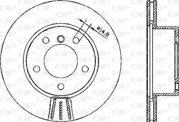 Open Parts BDA2328.20 - Bremžu diski autodraugiem.lv