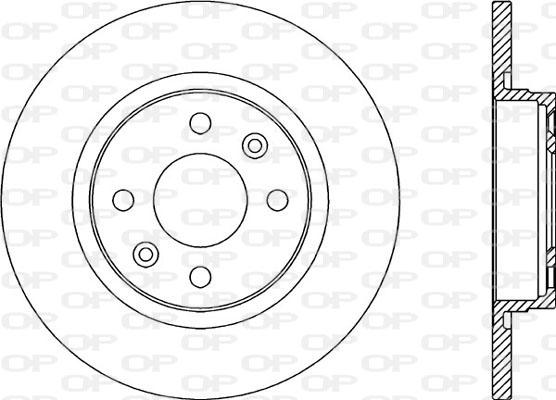 Open Parts BDA2322.10 - Bremžu diski autodraugiem.lv