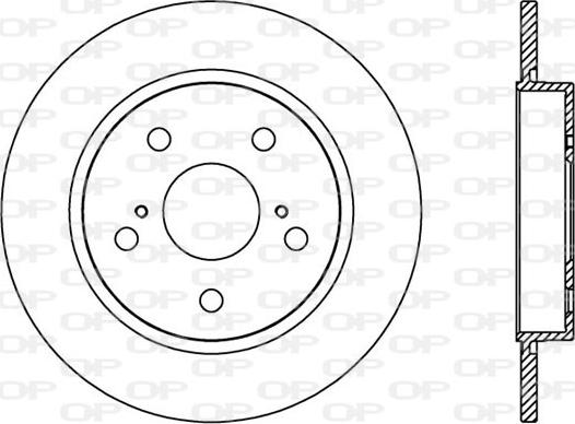 Open Parts BDA2378.10 - Bremžu diski autodraugiem.lv