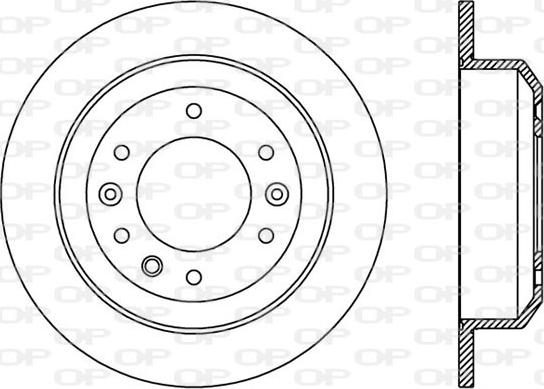 Open Parts BDA2372.10 - Bremžu diski autodraugiem.lv