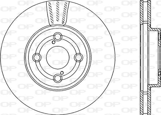 Open Parts BDA2290.20 - Bremžu diski autodraugiem.lv