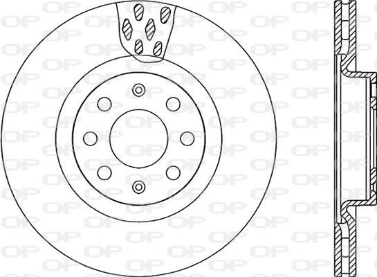 Open Parts BDA2259.20 - Bremžu diski autodraugiem.lv