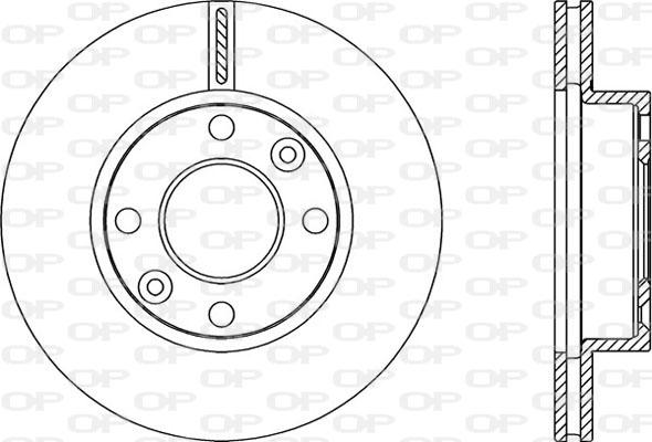 Open Parts BDA2250.20 - Bremžu diski autodraugiem.lv