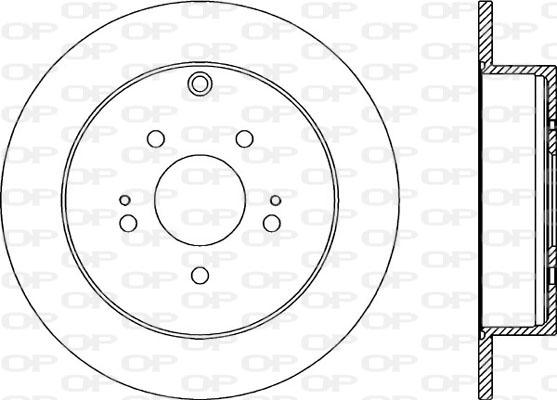 Open Parts BDA2262.10 - Bremžu diski autodraugiem.lv