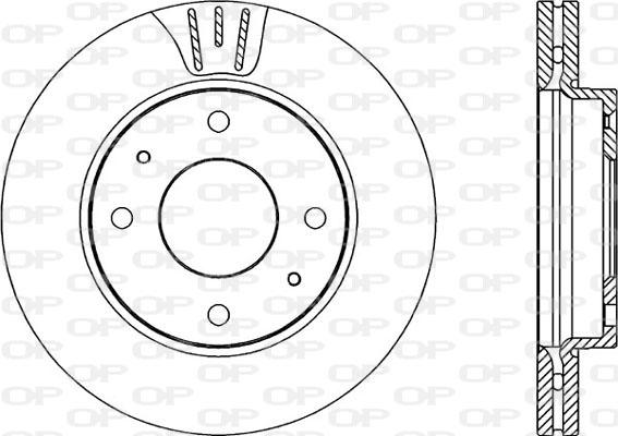 Open Parts BDA2203.20 - Bremžu diski autodraugiem.lv