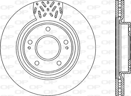 Open Parts BDA2281.20 - Bremžu diski autodraugiem.lv