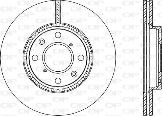 Open Parts BDA2283.20 - Bremžu diski autodraugiem.lv