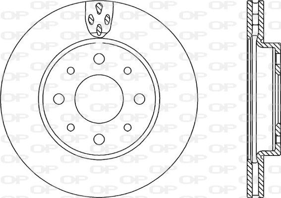 Open Parts BDA2234.20 - Bremžu diski autodraugiem.lv