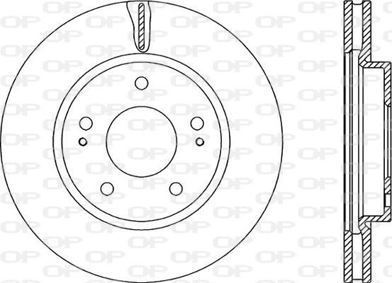 Open Parts BDA2237.20 - Bremžu diski autodraugiem.lv