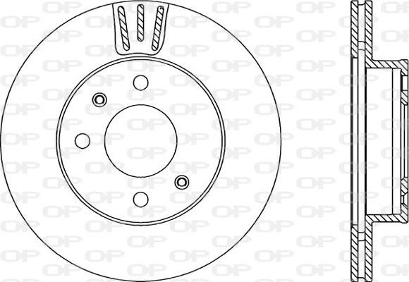 Open Parts BDA2223.20 - Bremžu diski autodraugiem.lv