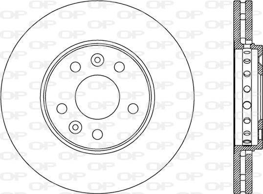 Open Parts BDA2798.20 - Bremžu diski autodraugiem.lv