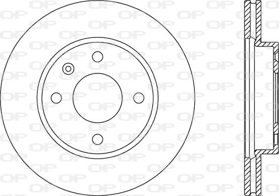 Open Parts BDA2797.20 - Bremžu diski autodraugiem.lv