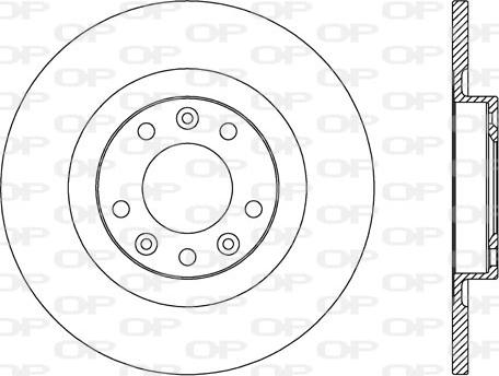 Open Parts BDA2741.10 - Bremžu diski autodraugiem.lv