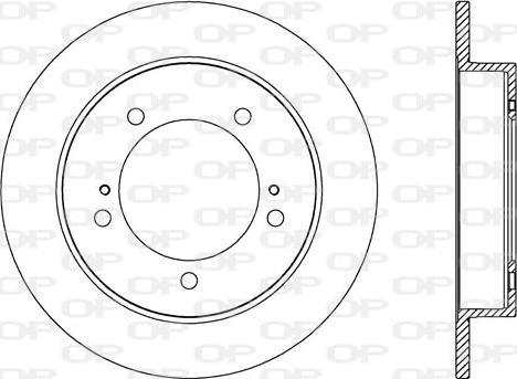 Open Parts BDA2707.10 - Bremžu diski autodraugiem.lv