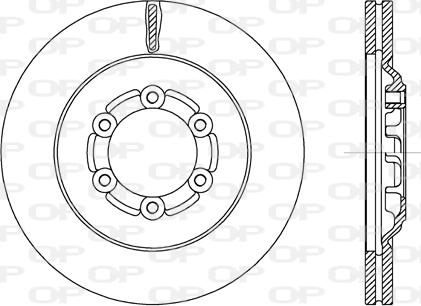 Open Parts BDA2711.20 - Bremžu diski autodraugiem.lv