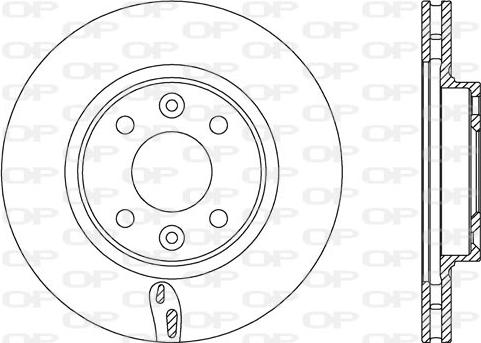 Open Parts BDA2717.20 - Bremžu diski autodraugiem.lv