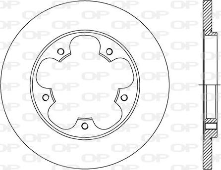 Open Parts BDA2734.10 - Bremžu diski autodraugiem.lv