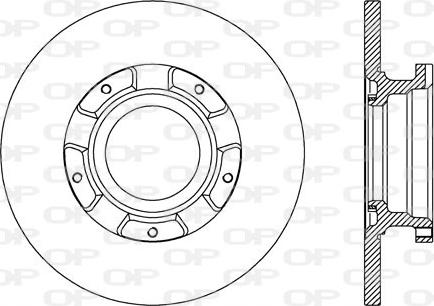 Open Parts BDA2735.10 - Bremžu diski autodraugiem.lv