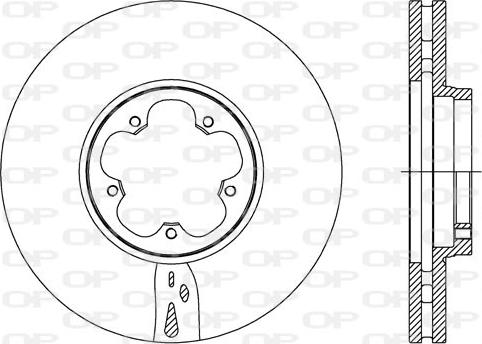 Open Parts BDA2736.20 - Bremžu diski autodraugiem.lv