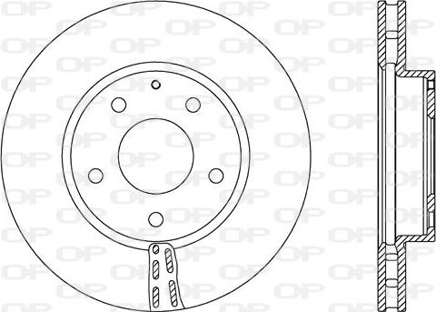 Open Parts BDA2730.20 - Bremžu diski autodraugiem.lv