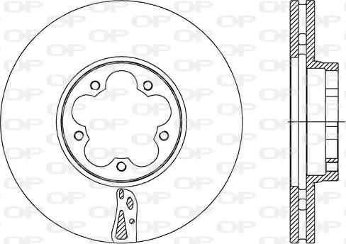 Open Parts BDA2733.20 - Bremžu diski autodraugiem.lv