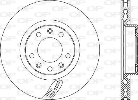 Open Parts BDA2725.20 - Bremžu diski autodraugiem.lv