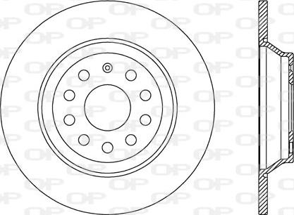 Open Parts BDA2721.10 - Bremžu diski autodraugiem.lv