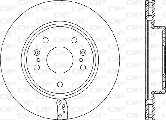 Open Parts BDA2774.20 - Bremžu diski autodraugiem.lv