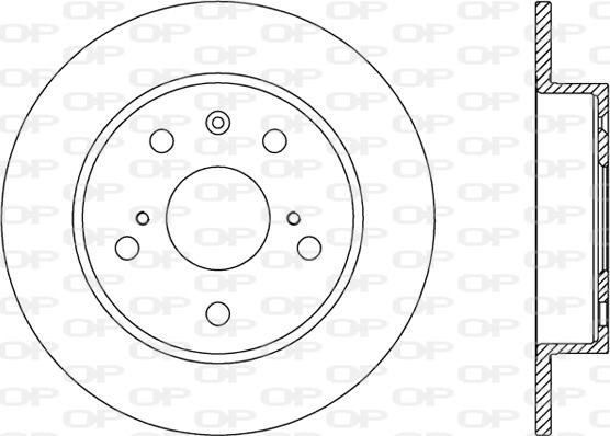 Open Parts BDA2773.10 - Bremžu diski autodraugiem.lv