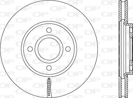 Open Parts BDA2777.20 - Bremžu diski autodraugiem.lv