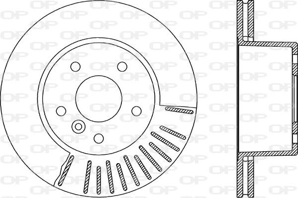 Open Parts BDR1925.20 - Bremžu diski autodraugiem.lv