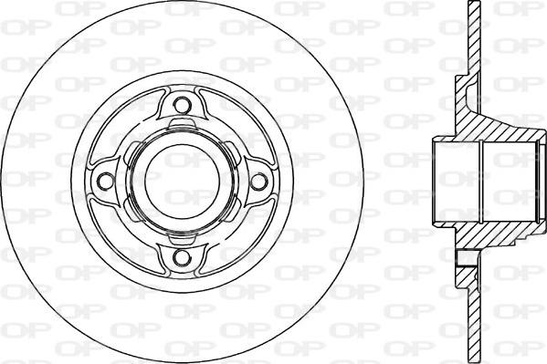 Open Parts BDR1460.10 - Bremžu diski autodraugiem.lv
