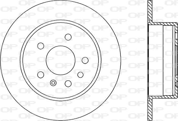 Open Parts BDR1408.10 - Bremžu diski autodraugiem.lv
