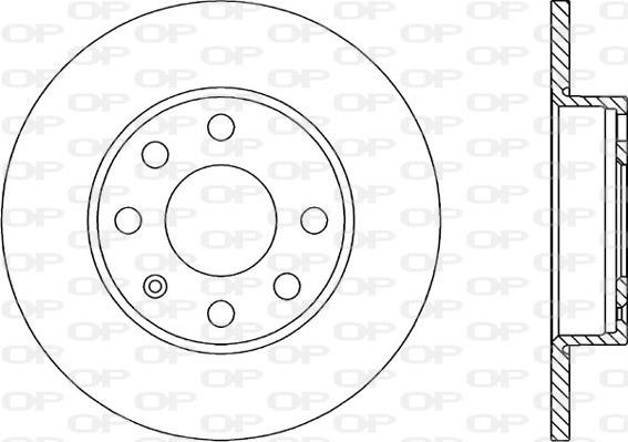 Open Parts BDR1402.10 - Bremžu diski autodraugiem.lv