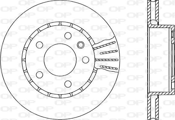 Open Parts BDR1407.20 - Bremžu diski autodraugiem.lv