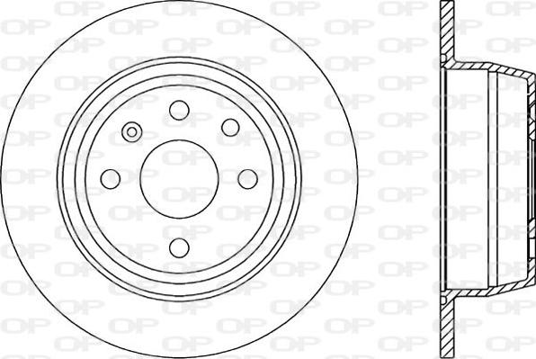 Open Parts BDR1416.10 - Bremžu diski autodraugiem.lv