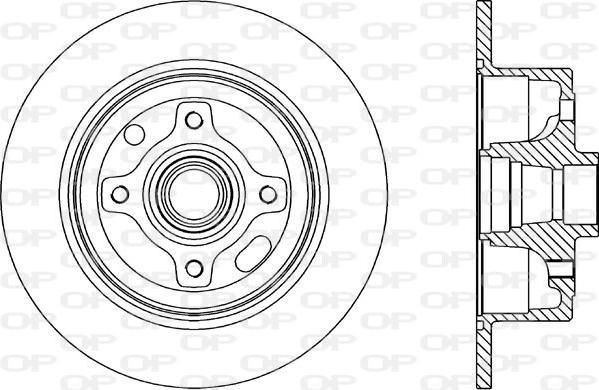Open Parts BDR1413.10 - Bremžu diski autodraugiem.lv