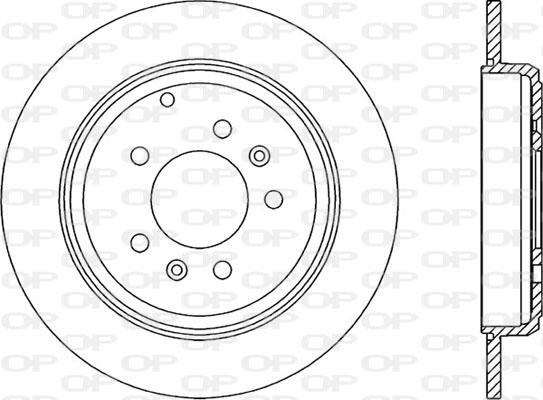 Open Parts BDR1434.10 - Bremžu diski autodraugiem.lv