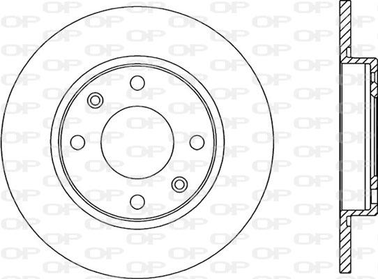 Open Parts BDR1431.10 - Bremžu diski autodraugiem.lv