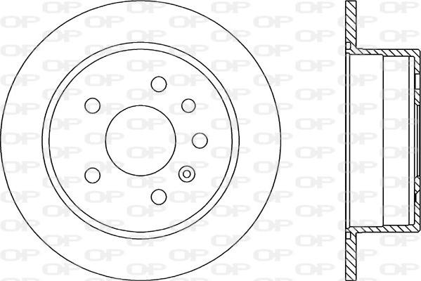 Open Parts BDR1421.10 - Bremžu diski autodraugiem.lv