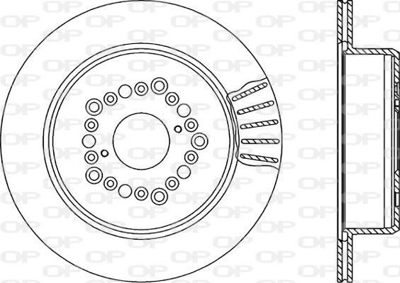 Open Parts BDR1568.20 - Bremžu diski autodraugiem.lv