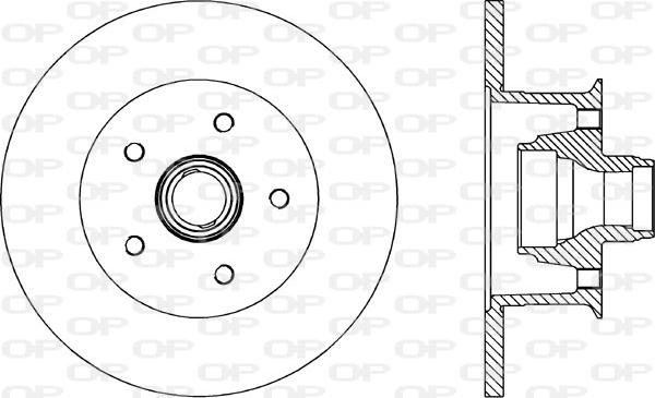 Open Parts BDR1576.10 - Bremžu diski autodraugiem.lv
