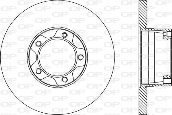 Open Parts BDR1578.10 - Bremžu diski autodraugiem.lv