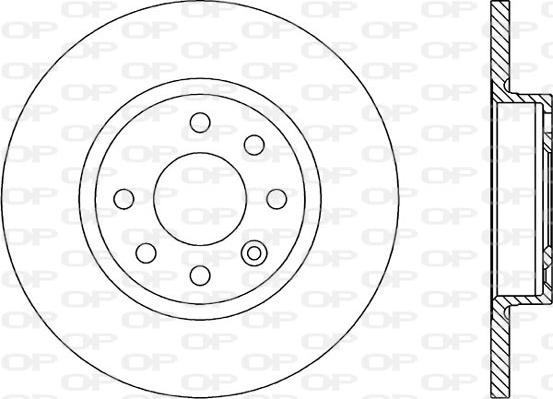 Open Parts BDR1606.10 - Bremžu diski autodraugiem.lv