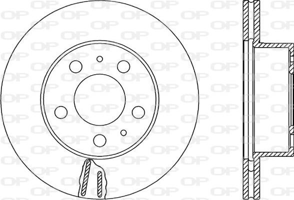 Open Parts BDR1601.20 - Bremžu diski autodraugiem.lv